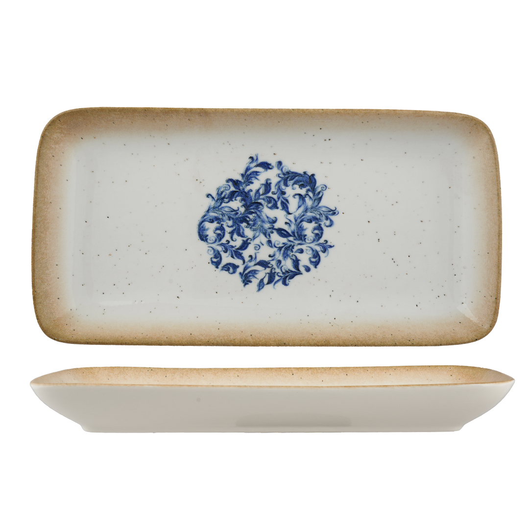 AMALFI-GN RECTANGLE PLATE