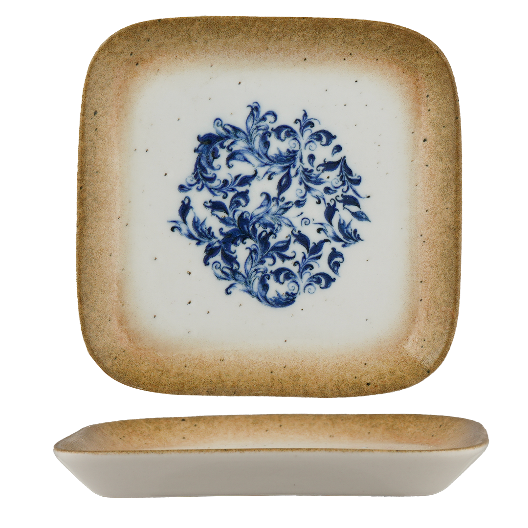 AMALFI-MINIATURE SQUARE PLATE