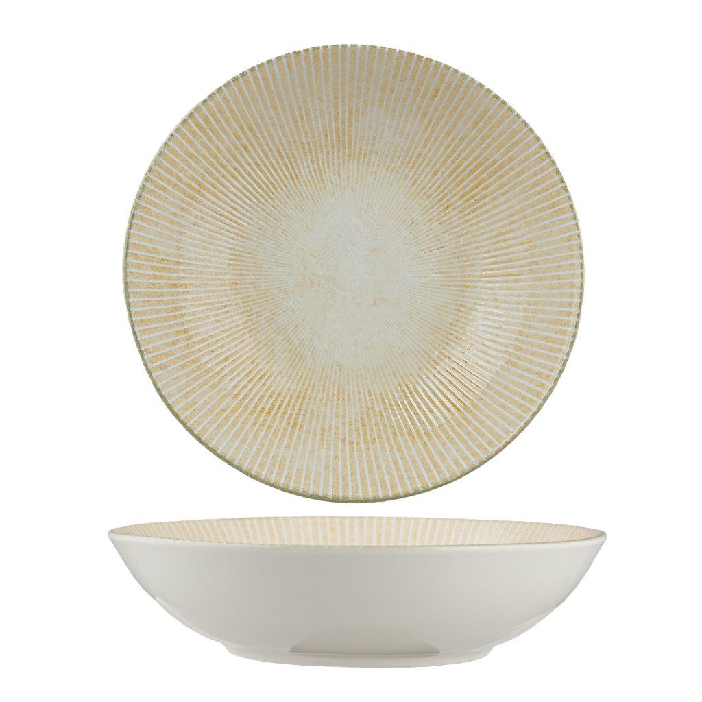 PAROS SAND- COUPE DEEP PLATE