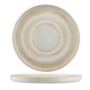 PAROS SHELL SAND-SHORT RIM SELAS STACKABLE PLATE