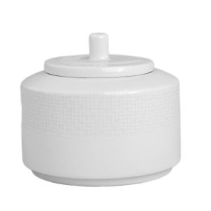 TACTILE-SUGAR POT WITH LID