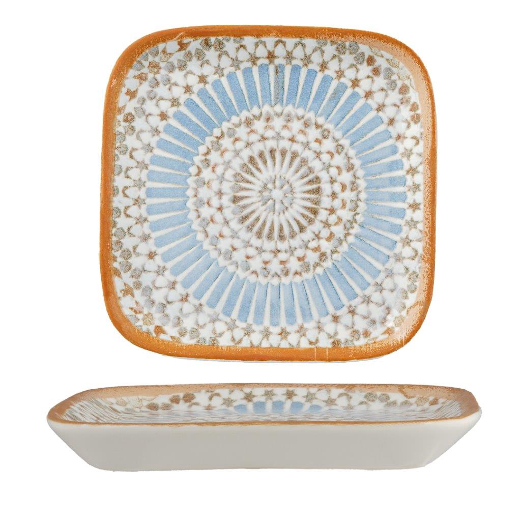 TANGIER-MINIATURE SQUARE PLATE